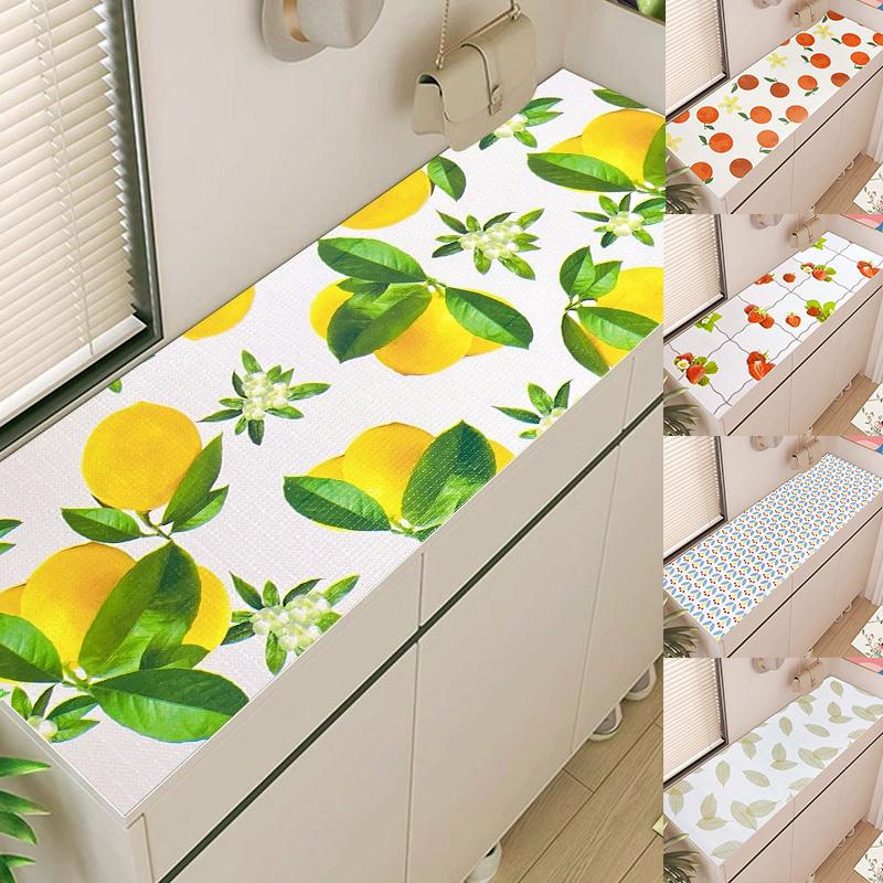 1 Roll Placemats Thickened Dustproof Reusable Drawer Liner Mats Multifunctional Kitchen Table Mat Moisture-proof