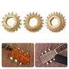 6 Pieces Guitar Tuning Mechanism Iron Gear Set Open Hole Guitar Tuning Gear Set Suitable for Precise String Adjustment