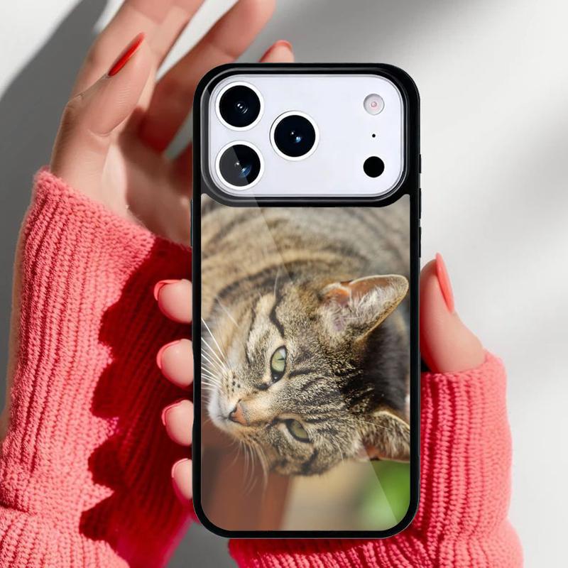 Cute Cat Tabby Kitten Moggy Phone Case for iPhone 17 16 15 14 13 Pro Max Back Cover for 12 11 Pro Coque