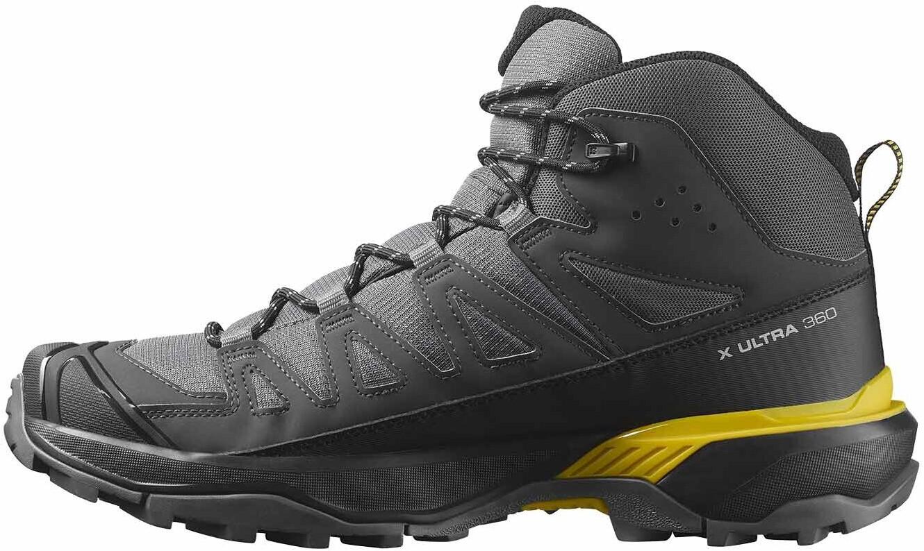

Обувь для треккинга Salomon X Ultra 360 Mid GTX castlerock black spicy mustard 46