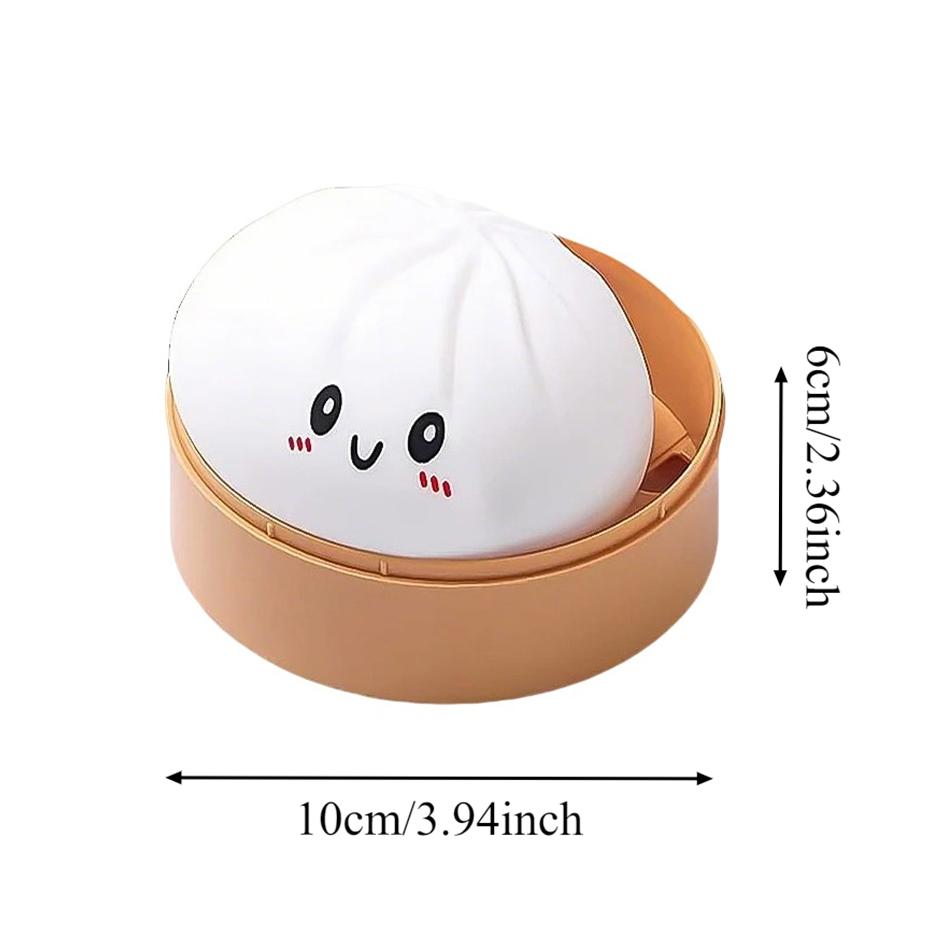 2026 Popular Colorful Simulated Dumpling  Squishy Relaxing Anxiety Antistress Venting Rebound Squeeze Reliever Toy Gift