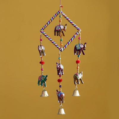 Neue handgefertigte dekorative Elefanten-Wand-/Tür-/Fenster-Hängeglöckchen