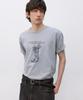 INSILENCE Western Boots Graphic T-Shirt Melange Grey