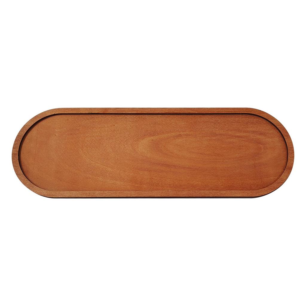 Natural Solid Wood Hand-polished Multi Functional Wooden Tray