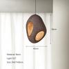 LED Art Wabi-sabi Style Creative Restaurant Pendant Light Post Modern Lustre Bedroom Dining Room Home Decor Bedside Hanging Lamp