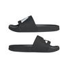 Adidas Adilette Shower Sport Unisex Core Black Size Sandals, Adult, OMS96, Black/Footwear White/Core (JS3565), 23.5cm