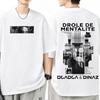Rapper Djadja Dinaz Drle De Unisextalit Album Tshirt Unisex Unisex Fashion Oversized T Shirts Shortsleeved Casual Cotton Tshirts