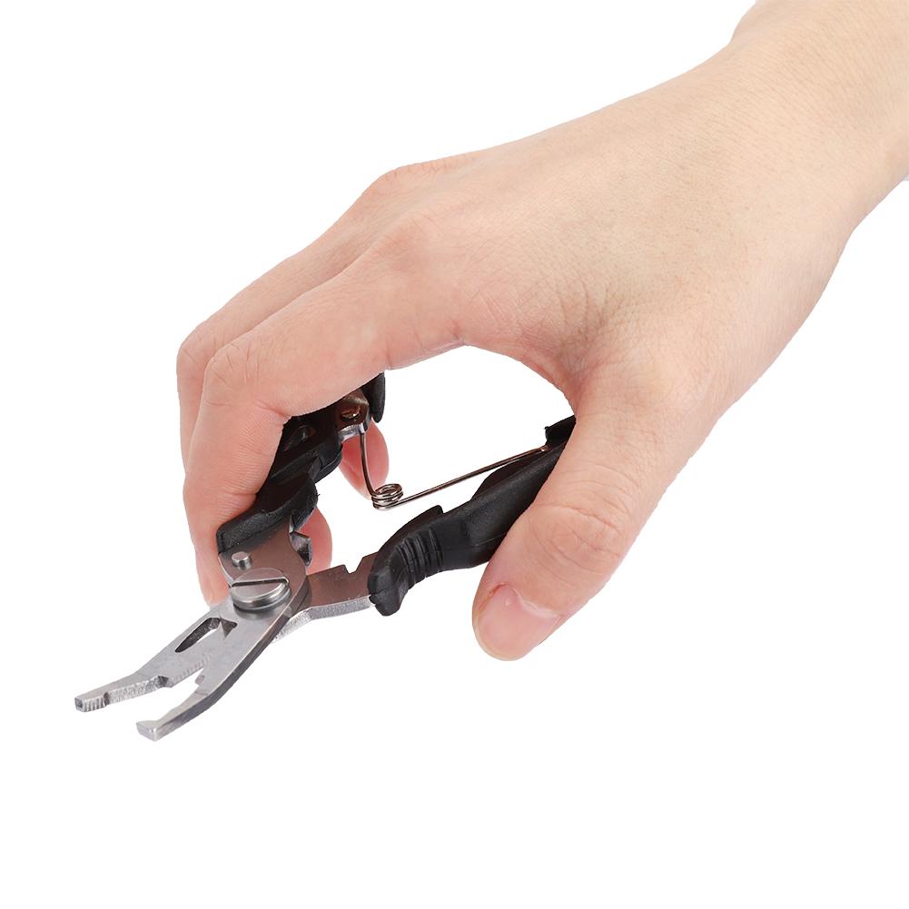 Stainless Steel Straight Handle Fishing Control Grip Small Pliers Multifunction Combination Tool Kit
