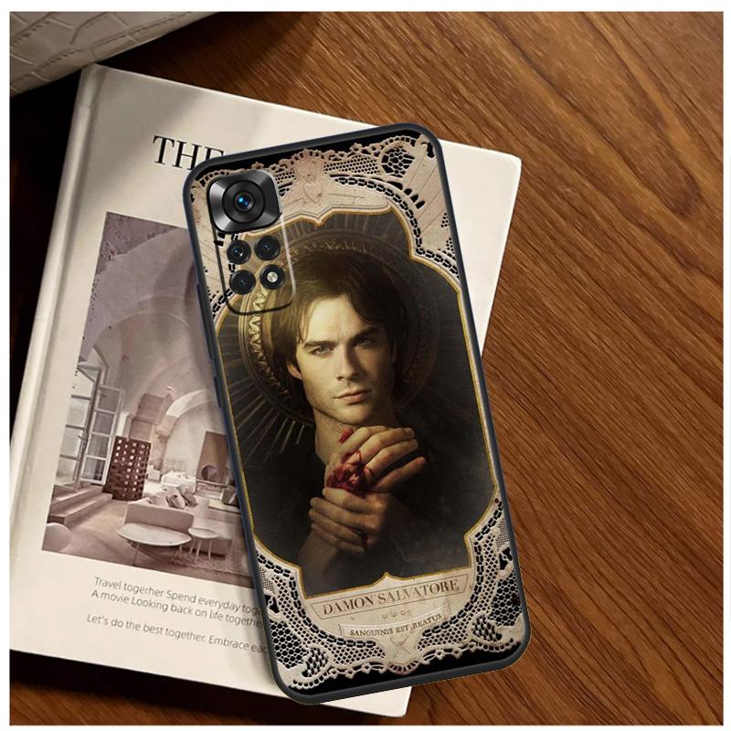 

Damon Salvatore Vampire Diaries Case For Xiaomi Redmi Note 13 Pro 8 9 10 11 12 Pro 12S 11S 10S Redmi 12 10C 12C 13C Coque Redmi 12 4G