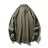 Foreign Trade Export Overplus Order Cotton Cargo Shirts Men's Long sleeve Spring and Autumn Outerwear Men's American Plus size Casual Shirt
