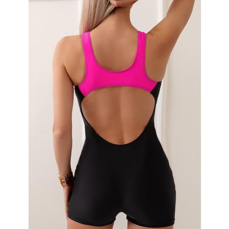 Summer 2025 Sexy One Piece Swimsuits Closed Women Swimwear Sports Push Up Swimming Wear Body Bathing Suit Beachwear Pool Bather