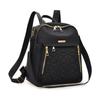 Oxford Cloth Simple Luxury Backpack Small Pack Retro Backpack Solid Color Shoulder Bag  Students