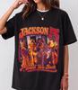 Michael Jackson Jackson 5 T-shirt Graphique Vintage Rétro Oversize T-shirt de Groupe
