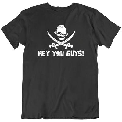 Skull Pirate Hey You Guys Sloth Parody Joke Funny T-Shirt Tee Gift New