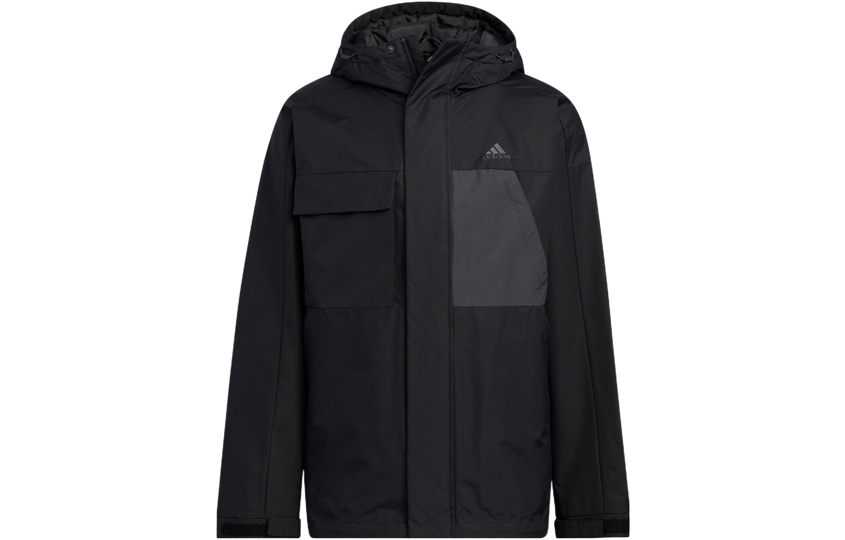 

Adidas Down Jackets Men s Black Hooded Moderate Parka Down Jacket HN2135 XS