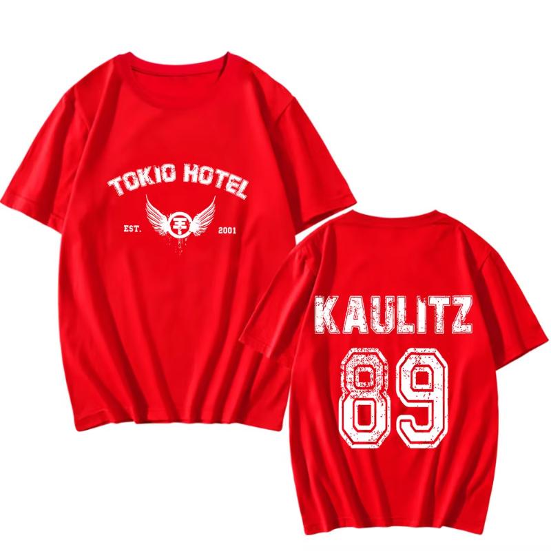 Hot Tokio Hotel Band T Shirt Street Hip Hop Rapper Oneck Gothic Teeshirt Summer High Quality Tshirt Sudaderas Retro Soft Tees