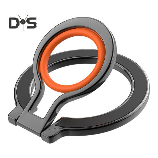 

Подставка для телефона, складное алюминиевое кольцо-держатель с магнитами N52, беспроводная зарядка, вращение на 360 градусов, подставка для телефона, поддержка MagSafe