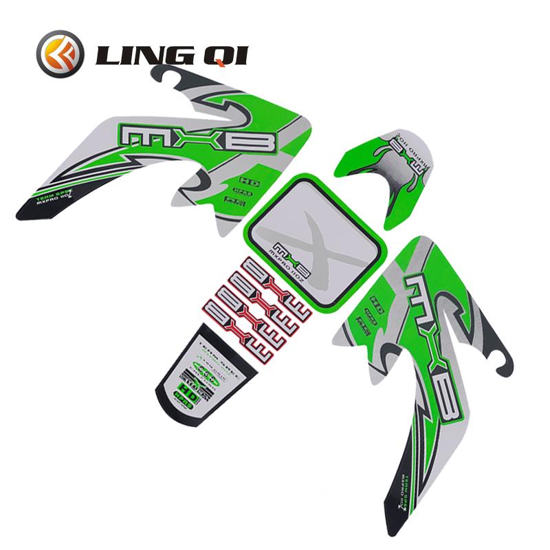 

Наклейки на мотоцикл LINGQI RACING подходят для CRF50 Маленький Орел Яркие Цвета Много Стилей Можно Свободно Сочетать GN X