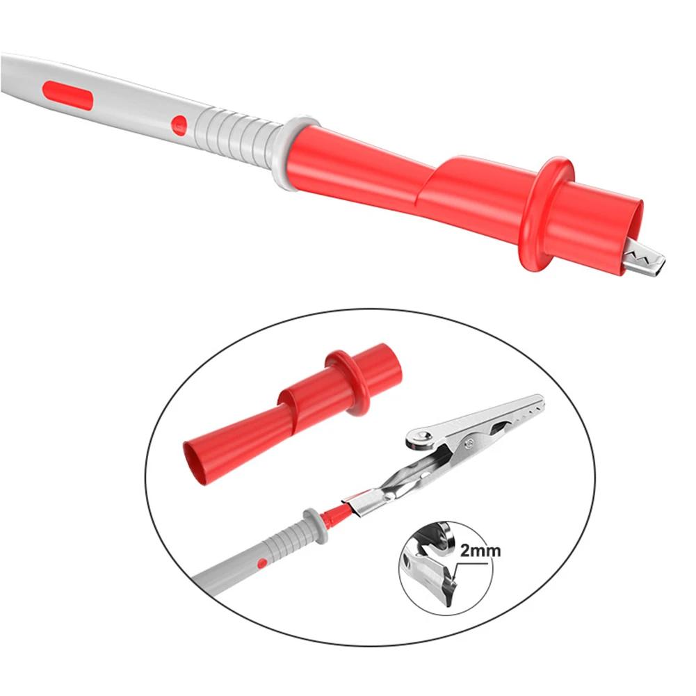 10A Current Clips Electrical Tester Testing Equipment General Compatibility Non-Slip Handles Precise Measurements