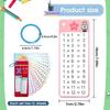 15-Pack Reusable Math Flash Cards, Wipe-Clean Times Tables (0-12) For Kids Math Practice, Multiplication Game Math Learning Aids