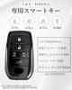 JUNSKY Smart Key Case for 40 New 90 Toyota Key Scratch Alphard Key Holder Cool Alphard, Vellfire, Series, Noah, Voxy, Series, Sienta, Compatible,