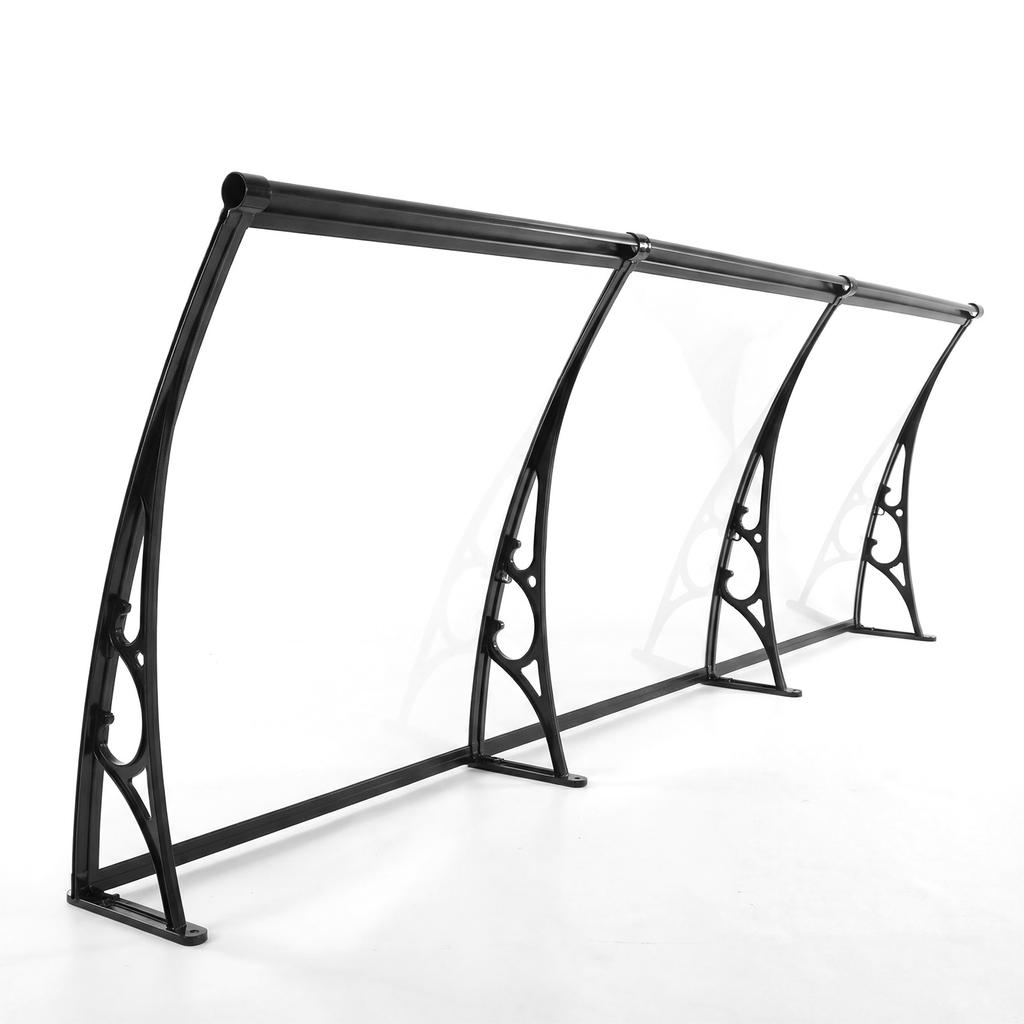 Awning for Door Entrance with Aluminum Alloy Bracket House Overdoor Awnings Long Service Life for Rain Snow Sunlight Protection