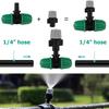 Kit di irrigazione a nebulizzazione regolabile Sistema di spruzzatura automatica per irrigazione a nebulizzazione Nebulizzatore per prato da giardino in serra per fiori e verdure