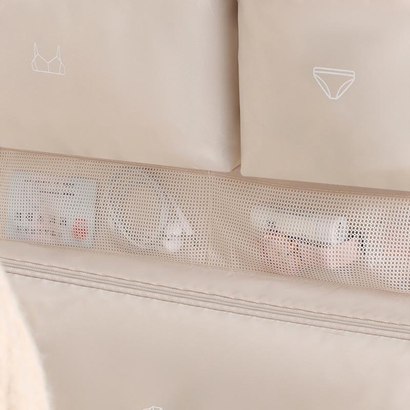 1pc Travel Storage Bag Foldable with Handle Clothes Storage Bag Wardrobe Storage Hanging Bag Clothing Organizer Travel Essential