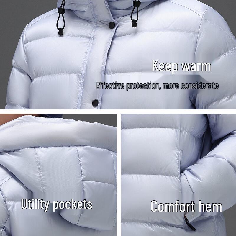 SNOWFLYING Unisex Short Puffer Down Jacket