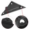 2 Piezas Triángulo Embellecedor Espejo Retrovisor Lateral LH RH Cubierta Bandera Espejo de Puerta Molduras LH RH para Fiat 500 2012-2019 1SJ85KX7AA 1SD00KX7AA