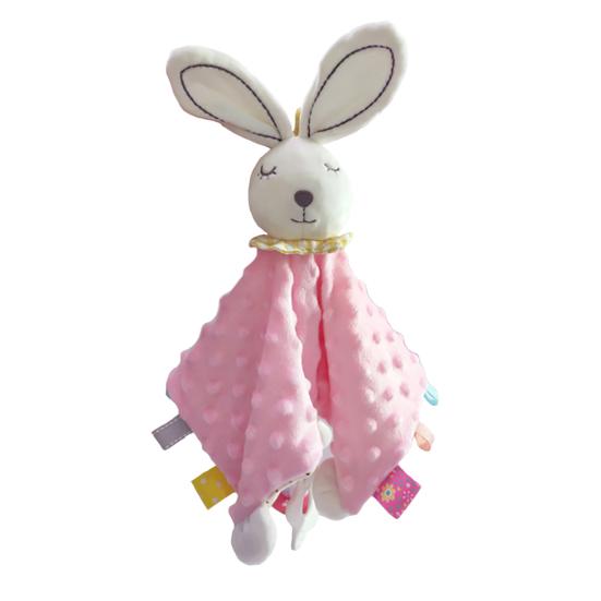 Dětský uklidňující ručník Super měkká bezpečnostní deka Uklidňující hračky Útulný uklidňující ručník pro miminko