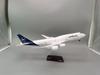 1/150 Airline 747 Plane Model B747 Lufthansa Airplane Model Light and Wheel Landing Gear Plastic Resin Plane Model Decoration