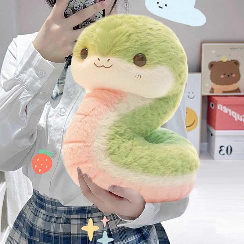 Cute Little Snake Plush Toy Comfort Doll Snake Rag Doll Children'S Birthday Gift For Girlfriend 25 Cm
