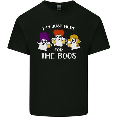 Halloween Im Just Here For the Boos Mens Light Cotton T-Shirt Unisex T-Shirt