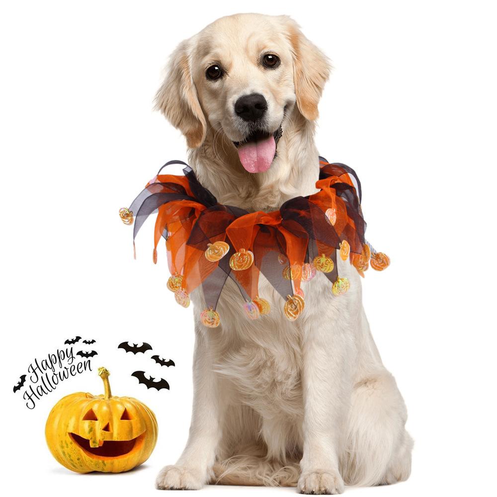 Pet Colored Collars, Dog Christmas Halloween Colored Colors Festive Pet Accessories