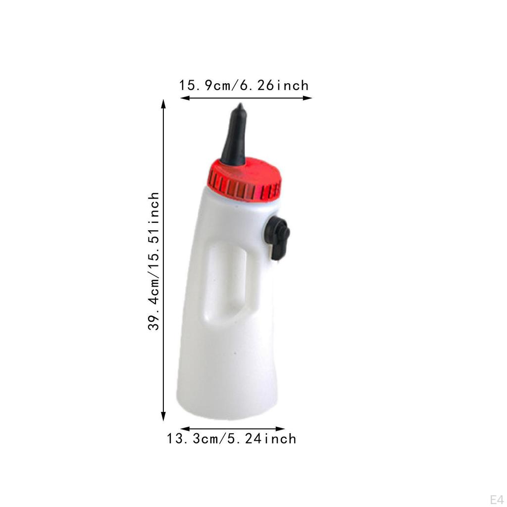 2L Calf Milk Bottle with Adjustable Nipple for Livestock Feeding