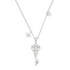 Brushed Craft Medieval Vintage Iris Key Necklace Light Luxury Niche High-End Clavicle Chain
