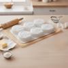 Silicone Auspicious Clouds Mooncake Mold 6 Cavities Mung Bean Cake Mold Soap Mold  Kitchen