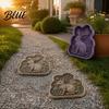 Artistic Patio Entrance Casting Garden Stone Mold Legends Stepping Accents Woodland Silicone Reusable Molds Animal