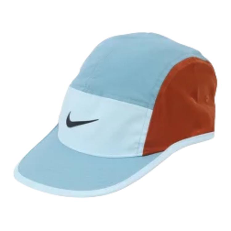 Nike Logo Design Polyester Baseball Cap Unisex hats Blue FB5624-464 L-XL