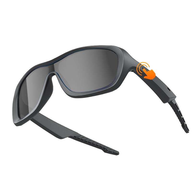 S3 Winddichte Smart Audio Brille für Schneesport, Fotochemische UV-Schutz Anti-Blendung Touch Control Sonnenbrille