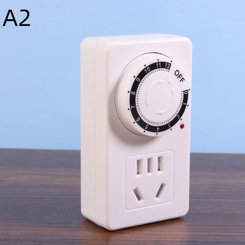 New 12/24 Hours Cyclic Timer Switch Kitchen Timer Outlet Loop Universal Timing Socket Mechanical Timer
