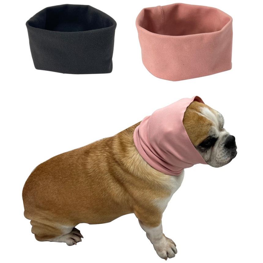 Pet Cold-Proof Scarf & Calming Headgear: Rabbit Fur Windproof Thunderstorm Protection for Autumn/Winter