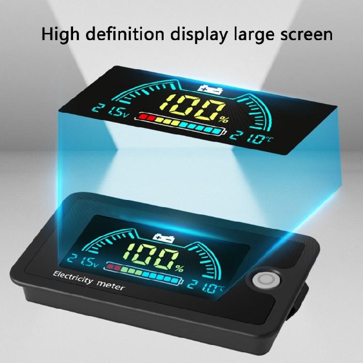 Two Wire Connection Universal Voltage Tester with Easy Installation Feature Digital Display for Motorcycles Power Tool