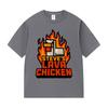 Steve‘s Lava Chicken Jockey Funny Meme T Shirts Men Women Fashion Humor Cotton T-shirts Vintage Oversized Short Sleeve Tops Tees