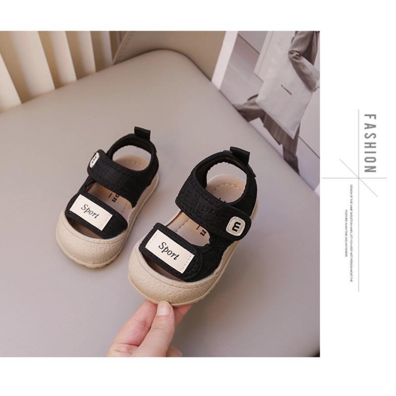 Baby boy bag head sandals summer new baby shoes soft sole non-slip toddler shoes 0-1-3 year old toddler shoes women 4