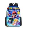 Cartoon Schoolbag Mario Backpack Satchel Pencil Case Three-Piece Set Mario Backpack