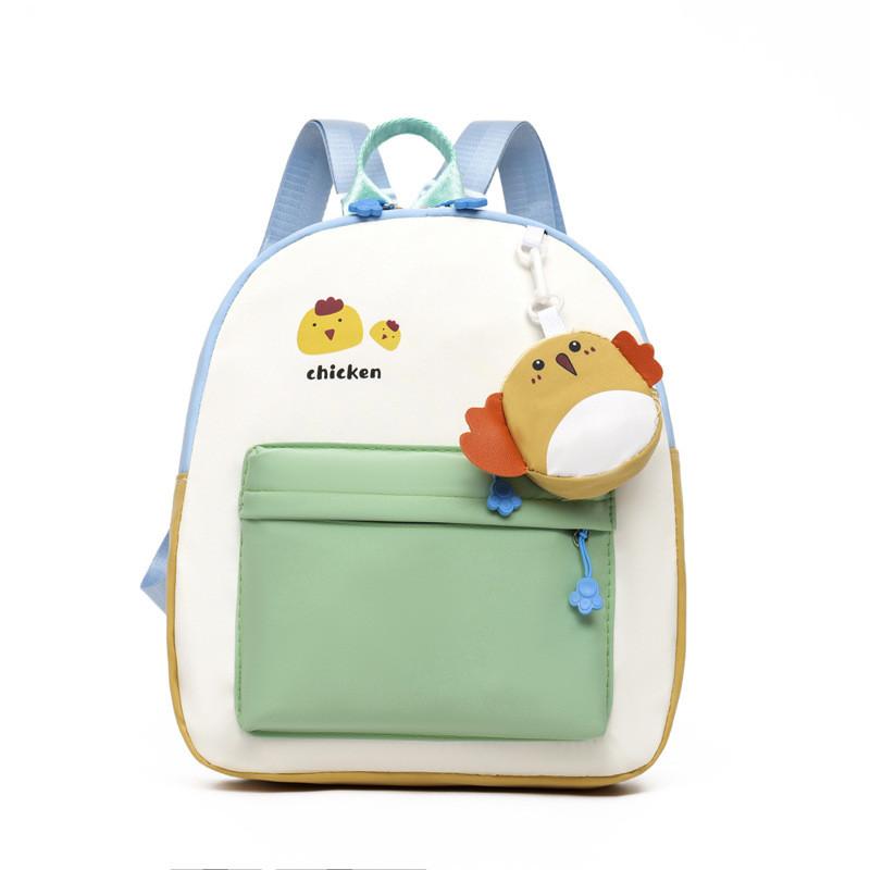 Cute New Cartoon Kindergarten Backpack For Boys And Girls With Spine Design Protection