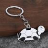 Cute Cartoon Turtle Enamel Keychains Bright Color Design Sturdy Metal Ring For Bag Decor Key Storage Gifts For Turtle Fans