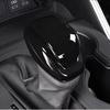 Bright Black Gear Shift Knob Cover 2pc For Toyota Grand Highlander 2024 2025
